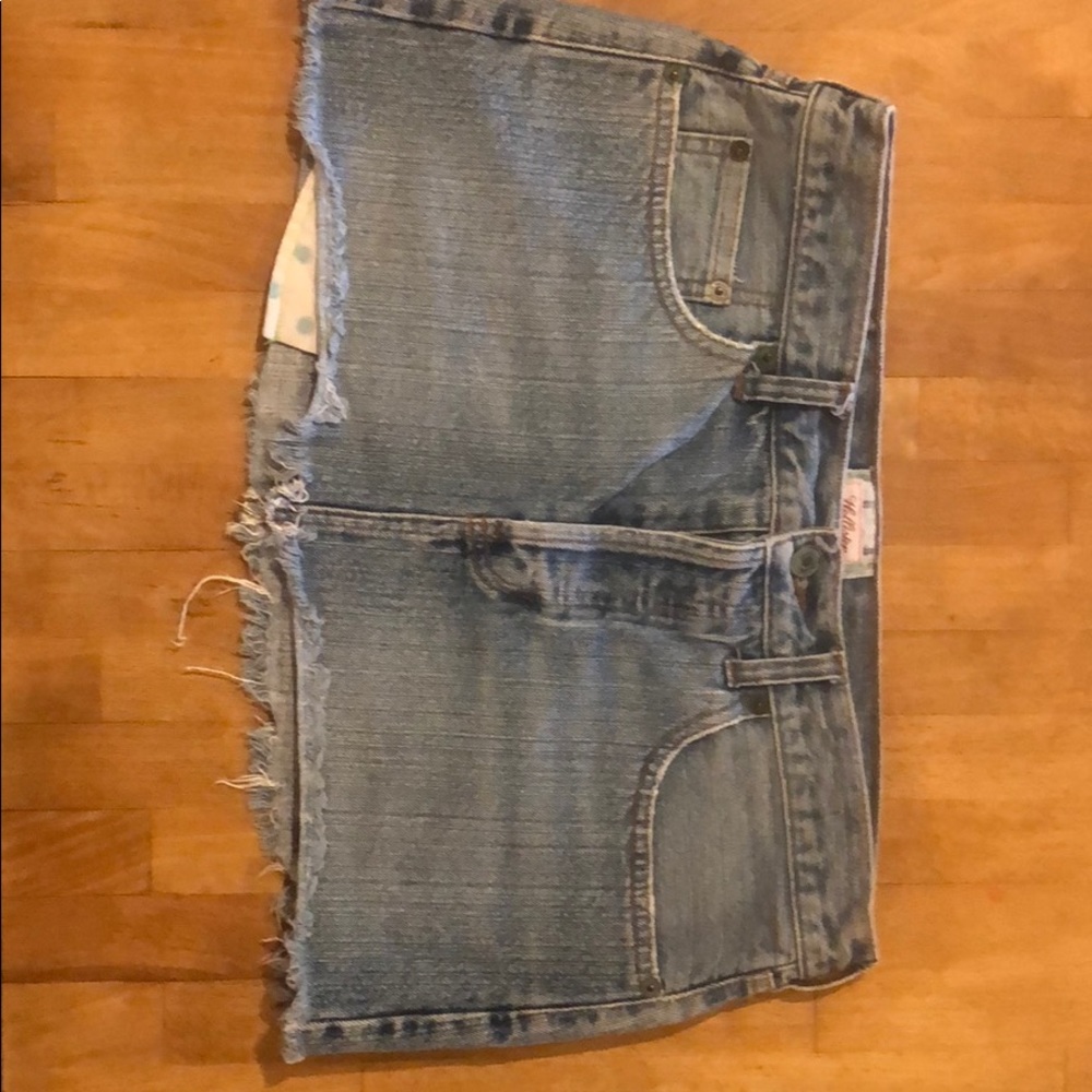 Hollister blue Jean skirt size 9